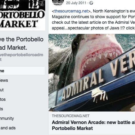 Save the Portobello Market Campaign